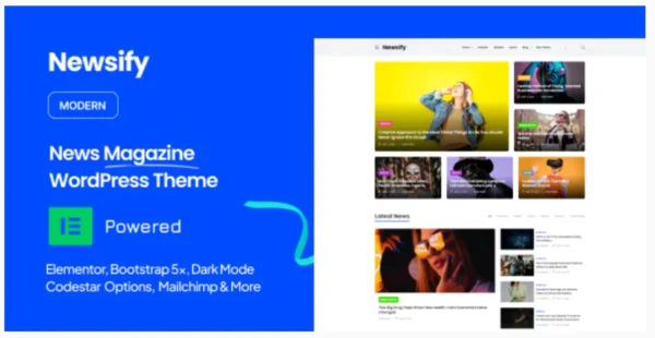 Newsify - Modern Magazine WordPress Theme