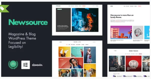 Newsource - Multi-Concept Blog & Magazine WordPress Theme