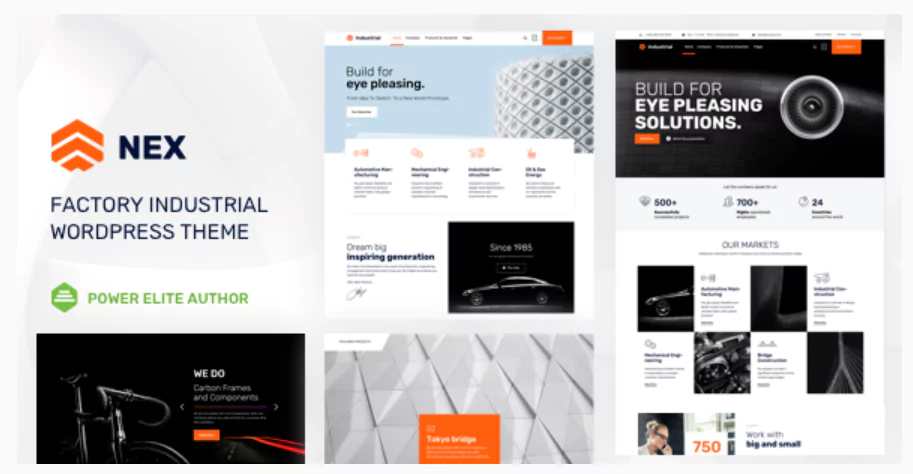 Nex - Industrial WordPress Theme