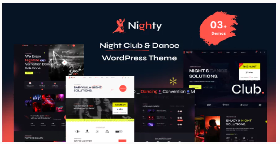 Nighty - Night Club WordPress Theme