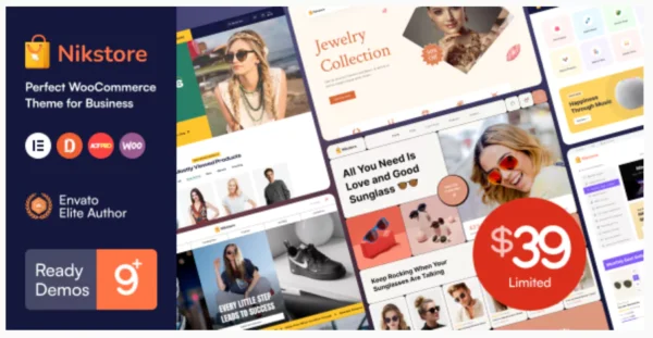Nikstore - Fashion, Clothing & Jewelry WordPress Theme