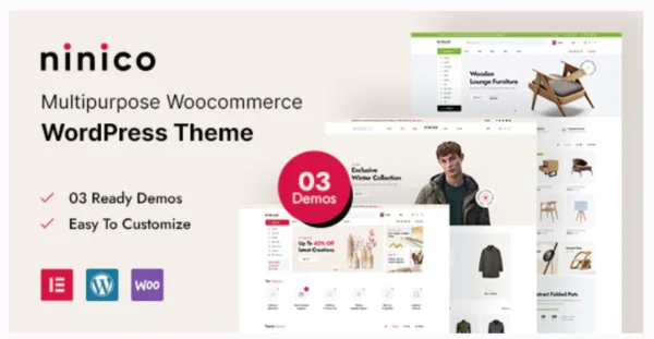 Ninico - Minimal WooCommerce WordPress Theme