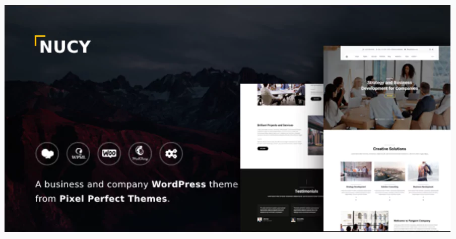 Nucy - Business & Company WordPress Theme