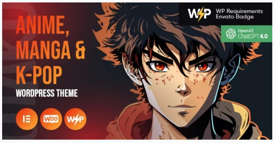 Otaku - Anime, Manga & K-Pop WordPress Theme