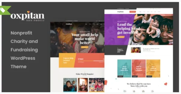 Oxpitan - Nonprofit Charity WordPress Theme
