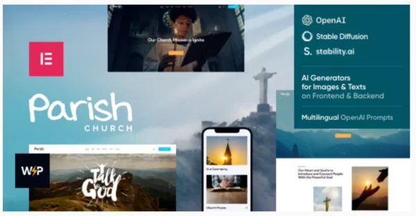 Parish - Church, Religion & Charity WordPress Theme