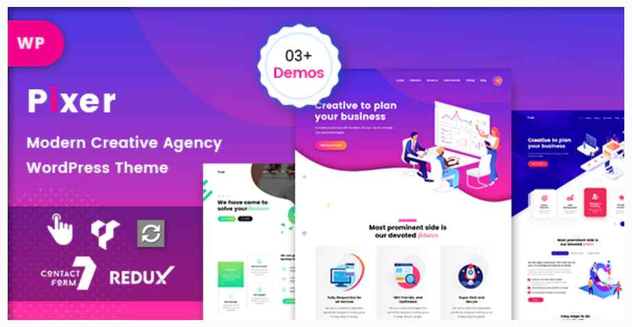 Pixer - Digital Agency WordPress