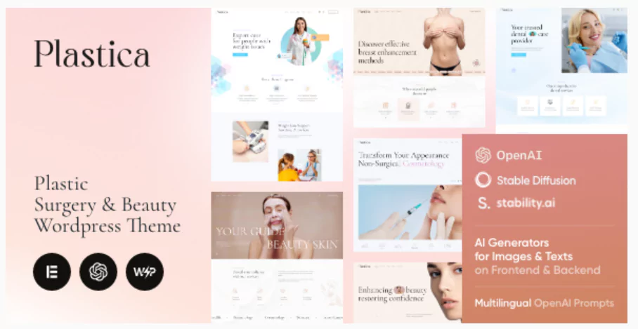 Plastica - Plastic Surgery & Beauty WordPress Theme
