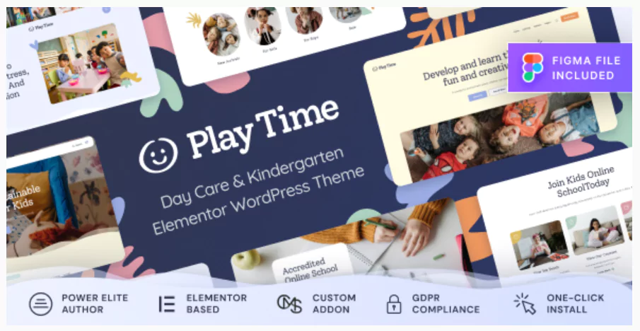 Play Time - Day Care & Kindergarten WordPress Theme
