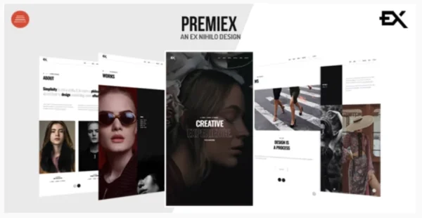 Premiex - One Page Portfolio WordPress Theme
