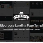 Prestige - Multi Purpose WordPress Landing Pages