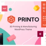 Printo - 3D Printing & Manufacturing WordPress Theme