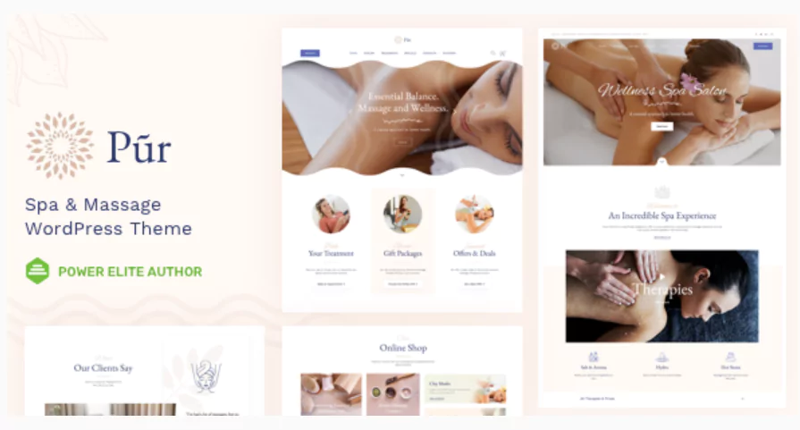 Pur - Spa WordPress Theme