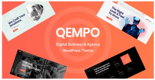 Qempo - Digital Agency Services WordPress Theme
