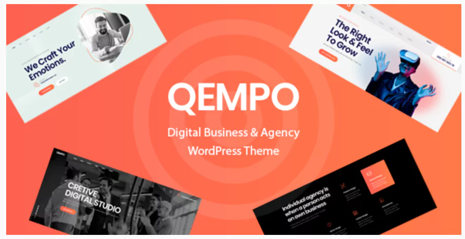 Qempo - Digital Agency Services WordPress Theme