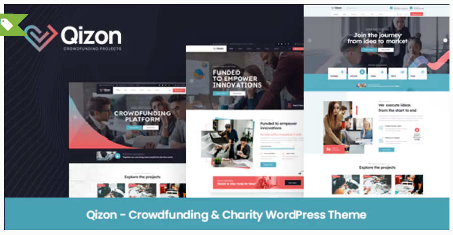 Qizon - Crowdfunding & Charity WordPress Theme