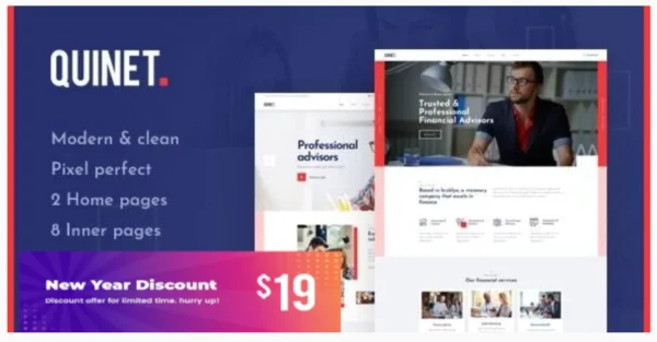 Quinet - Business Consulting WordPress Theme