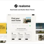 Realome - Real Estate and Realtor Block Theme