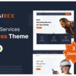 Repairex - Electricity Services WordPress Theme + RTL