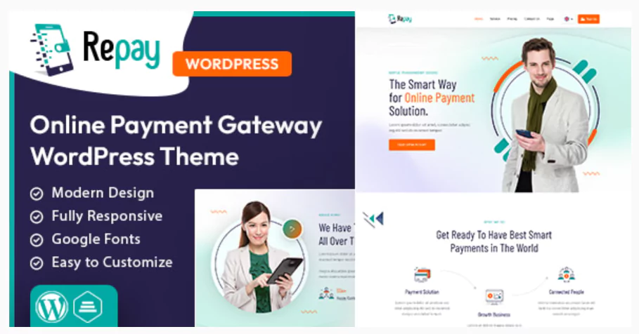 Repay | Payment Gateway WordPress Theme