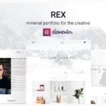 Rex - Minimal WordPress Portfolio Theme