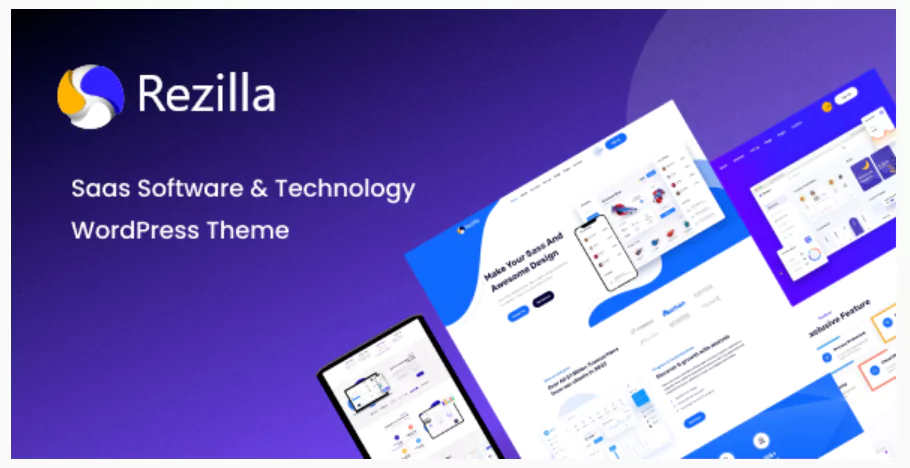 Rezilla - SaaS Software & Technology WordPress Theme
