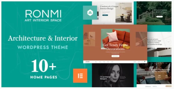 Ronmi - Architecture and Interior Design WordPress Theme