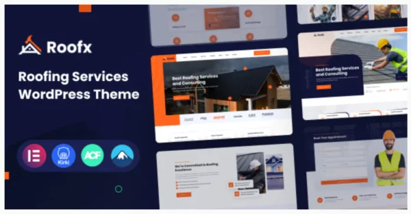 Roofx - Roofing Services WordPress Theme