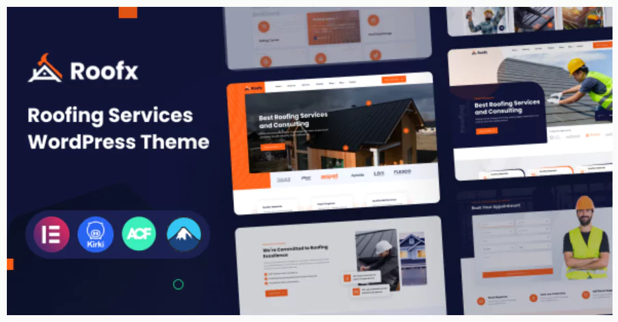 Roofx - Roofing Services WordPress Theme
