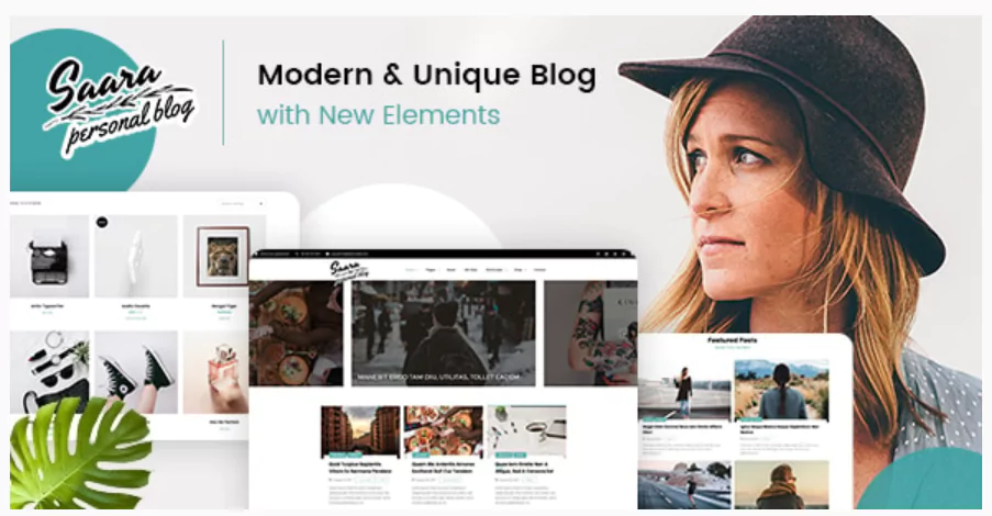 Saara - Minimal Blog WordPress