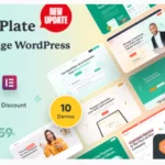 SaasPlate - Creative SaaS and App Landing WordPress Theme