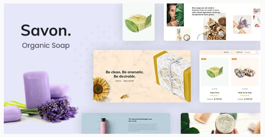 Savon - Handmade Shop WordPress Theme