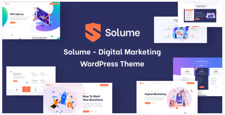 Solume - Digital Marketing WordPress Theme