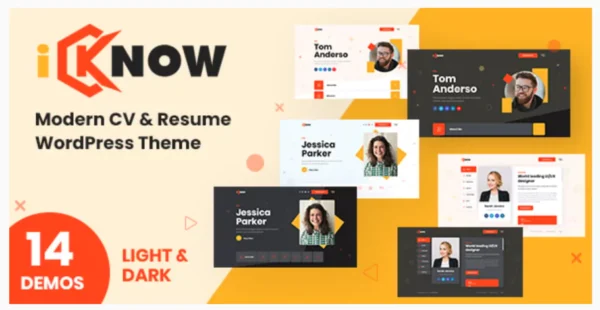 iKnow - Personal Portfolio WordPress Theme