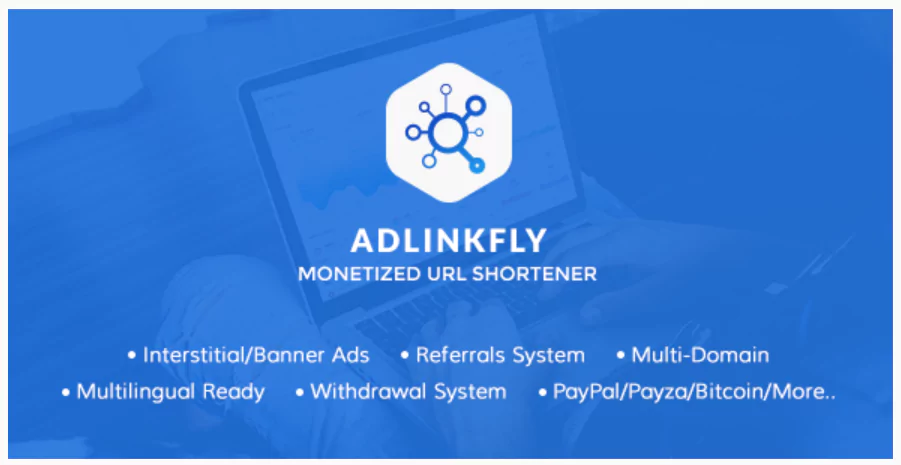 AdLinkFly - Monetized URL Shortener