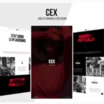 Cex - One Page Portfolio Template