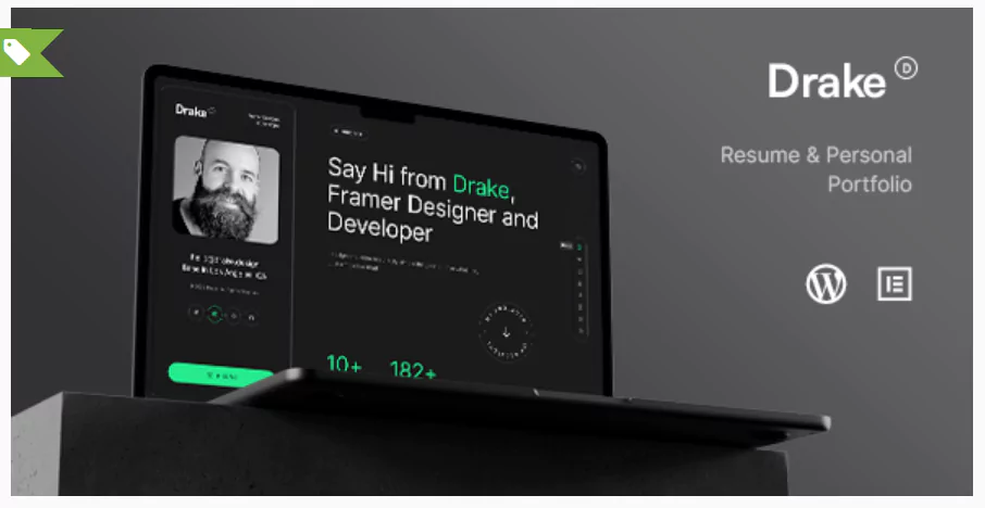 Drake Portfolio Theme Wordpress Theme