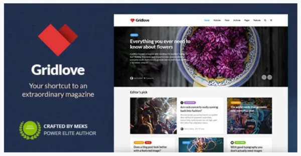 Gridlove - News Portal & Magazine WordPress Theme