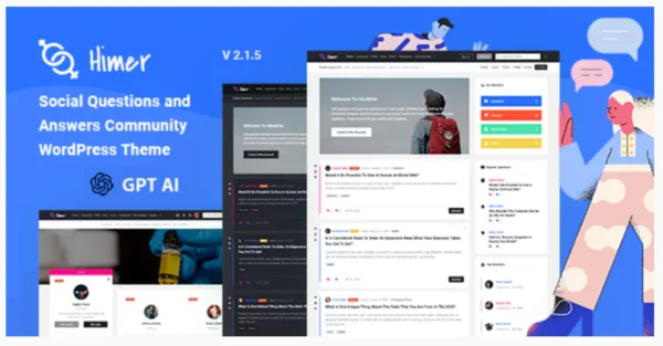 Himer - Social Questions and Answers WordPress Theme