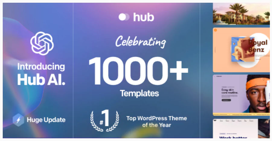 Hub - Responsive Multi-Purpose WordPress Theme