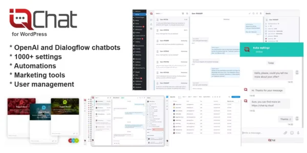IQChat AI - Customer Service Chatbot WordPress