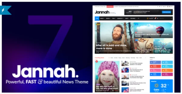 Jannah - Newspaper Magazine News BuddyPress WordPress Theme