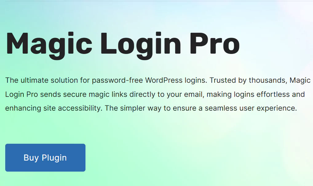 Magic Login Pro