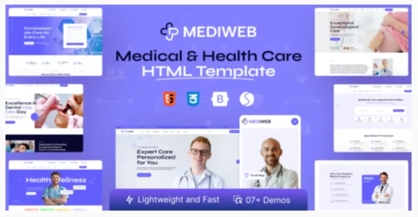 Mediweb – Health & Medical HTML Template