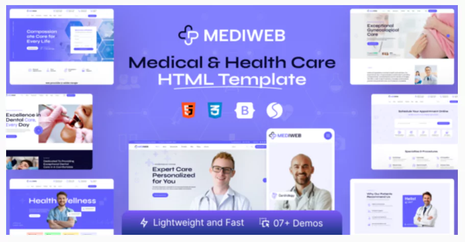 Mediweb – Health & Medical HTML Template