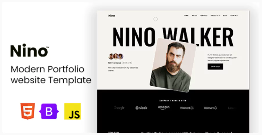 Nino - Modern Portfolio Template