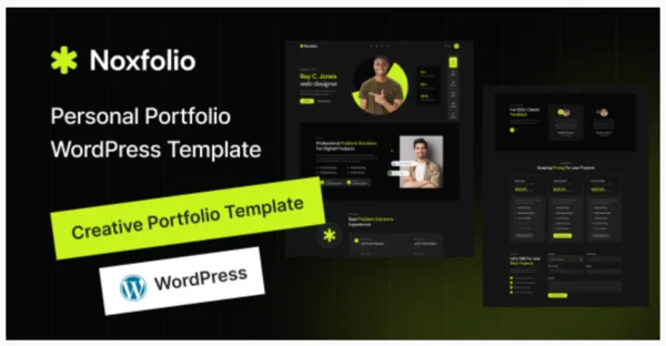 Noxfolio - Personal Portfolio Resume WordPress Theme