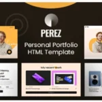 Perez - Personal Portfolio Template