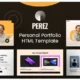 Perez - Personal Portfolio Template