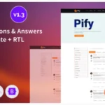 Pify - Social Questions & Answers Bootstrap 5 Template